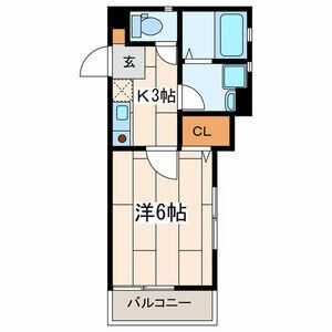 ステュディオ古峯（コホウ）の間取り
