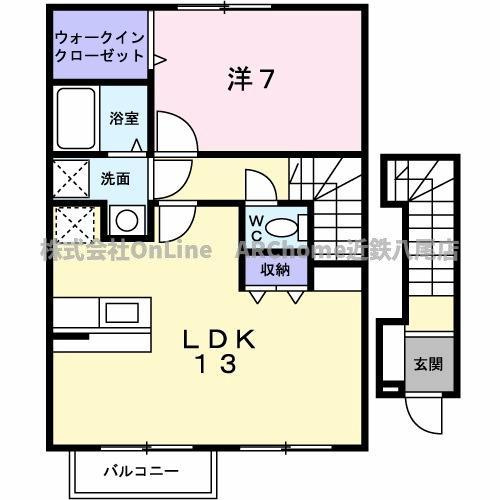 ヴィラアクティブ・エフⅡの間取り