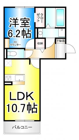 レジェーロ稲葉の間取り
