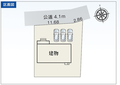 【区画図】 | 浜松市浜名区細江町気賀 2期 新築一戸建て | 区画図です