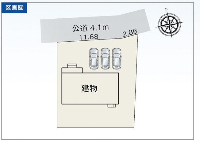 【区画図】 | 浜松市浜名区細江町気賀 2期 新築一戸建て | 区画図です
