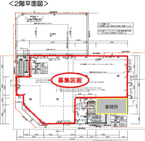 大阪市東淀川区小松２丁目の店舗一部の間取り