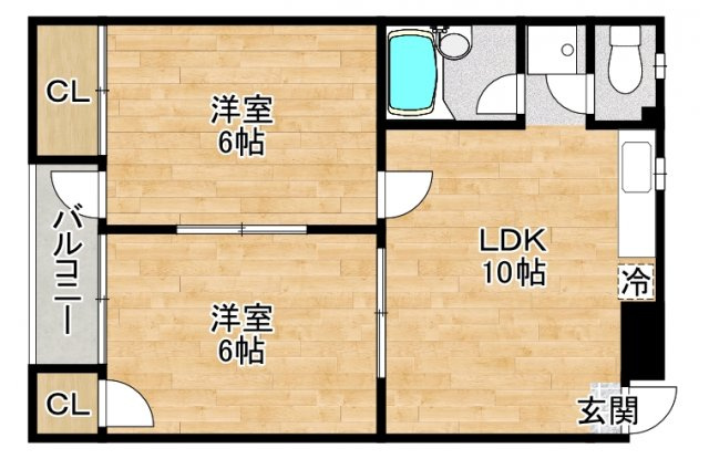 豊中市箕輪２丁目の店舗事務所の間取り