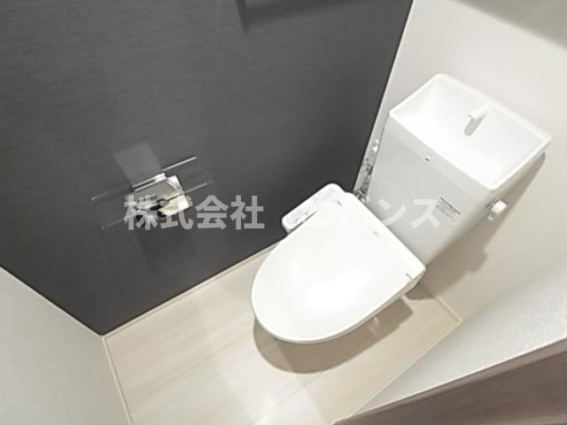 【トイレ】 | D-ROOM神明町Ⅱ　B | 落ち着いたトイレです