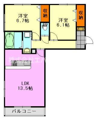 【間取り】 | コンフォール古市場 ANNEX