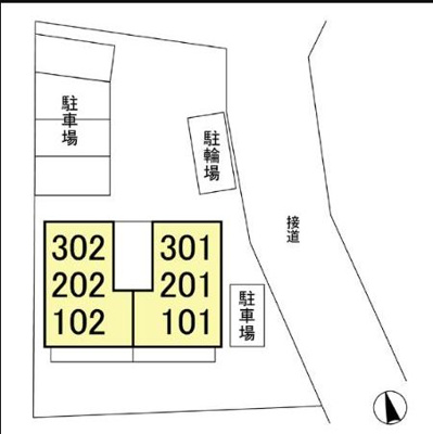 【区画図】 | エトワール | 駐車場の区画図です