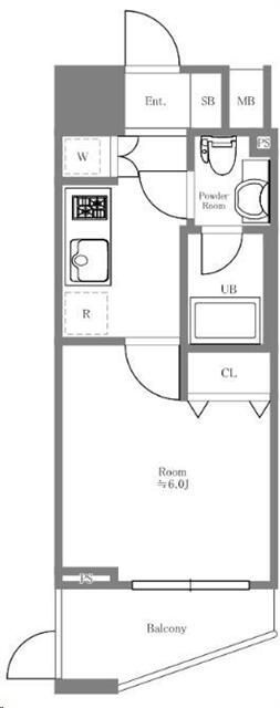 ファーストリアルタワー新宿の間取り