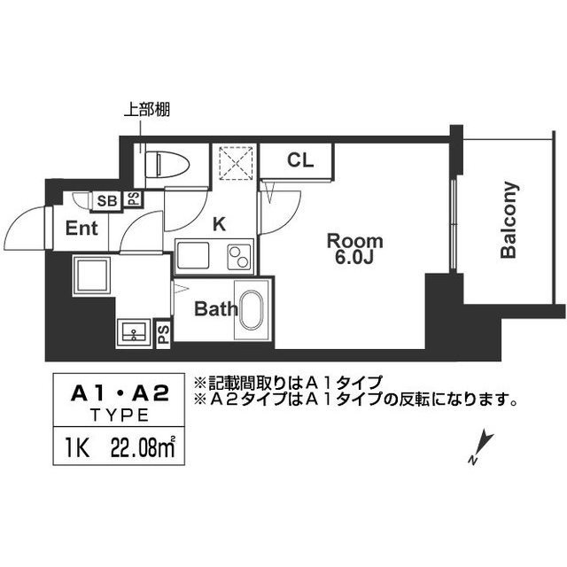 エスリード神戸三宮の間取り