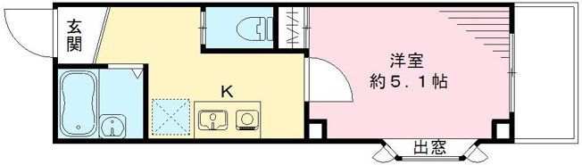 【間取り】 | カースル三ノ輪 A棟