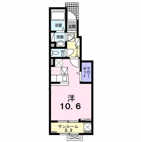 ファースト　サンライズⅠの間取り