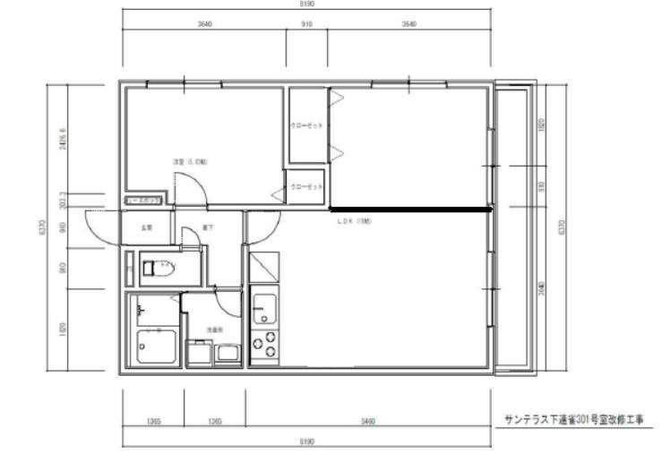 サンテラス下連雀の間取り|間取り図