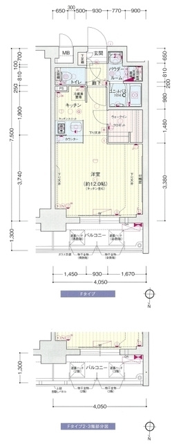 プレサンス栄ブリオの間取り