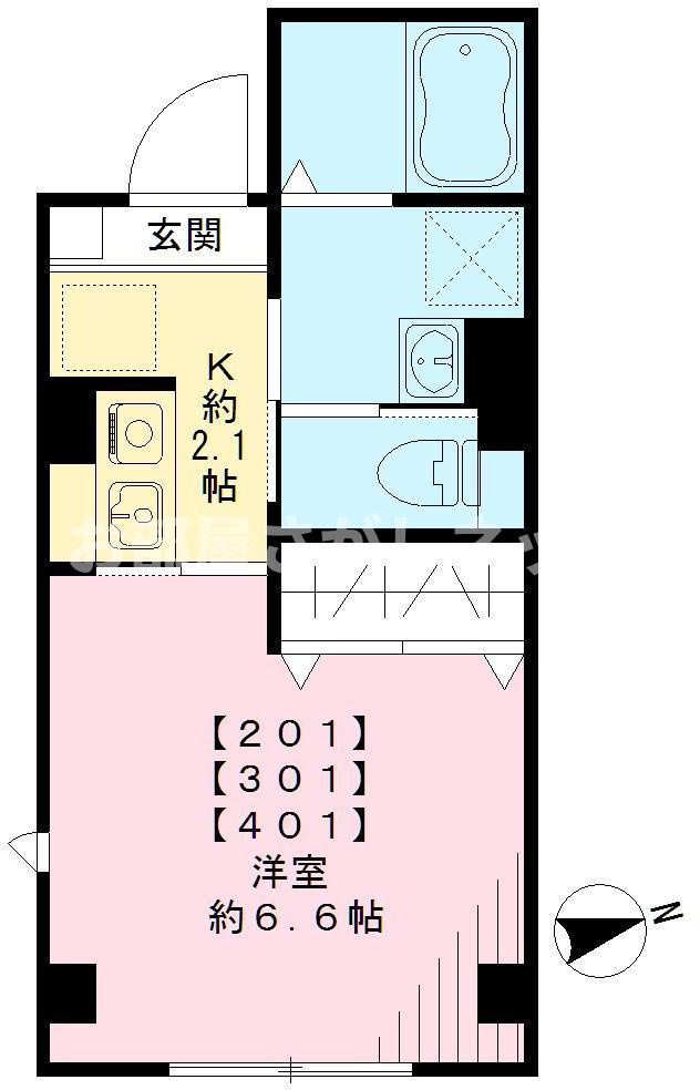 プラム二長町【おとり物件なし】#学生・社会人にオススメ！初期費用分割払いOK！の間取り