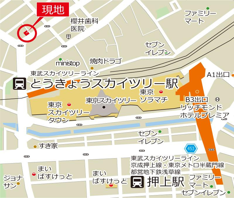 クレール向島の周辺