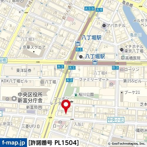サンパーク東京銀座の地図