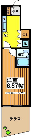【間取り】 | モダンフォルム永福パートⅠ