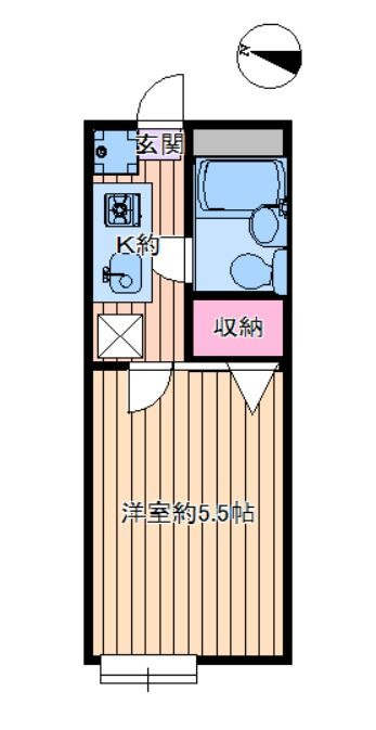 リューデスハイムＡの間取り