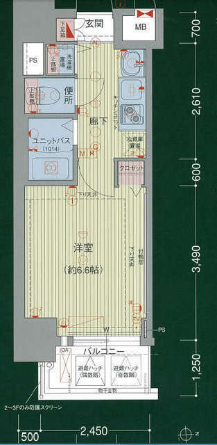プレサンスＳＡＫＡＥ白川公園の間取り