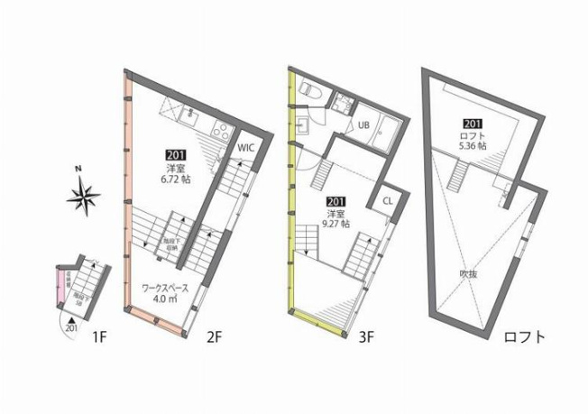 【間取り】 | BOLERO池袋 | 間取り図