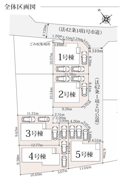 秦野市戸川新築戸建て　2期2号棟の区画図|区画図「秦野市戸川新築戸建て」