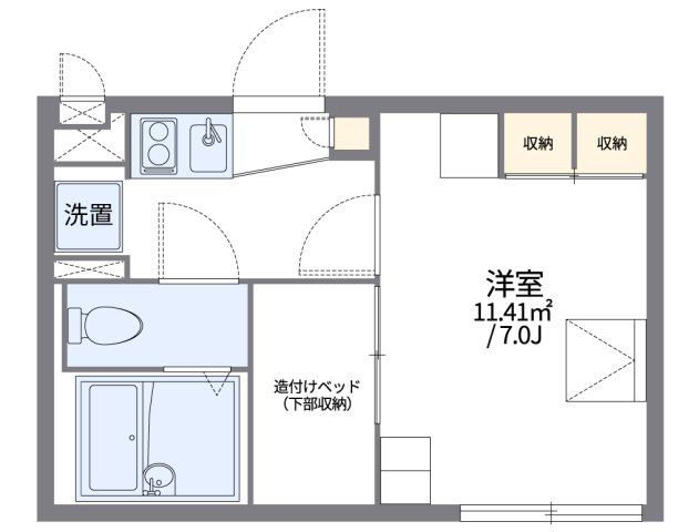 レオパレスＭａｈａｎａＣｒｅａの間取り
