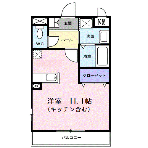 ヴィラ・エメラルドの間取り