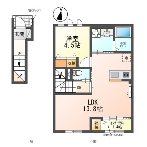 Ｌuminare yuki（ルミナーレ　ユキ）の間取り