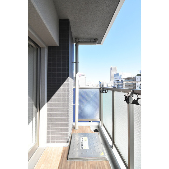 エスリード京橋のバルコニー