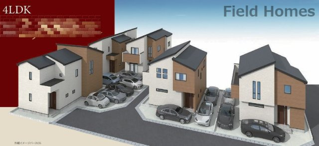 秦野市戸川新築戸建て　2期3号棟の外観|外観イメージ「秦野市戸川新築戸建て」