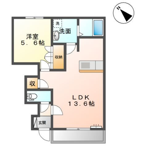 サウスレディの間取り