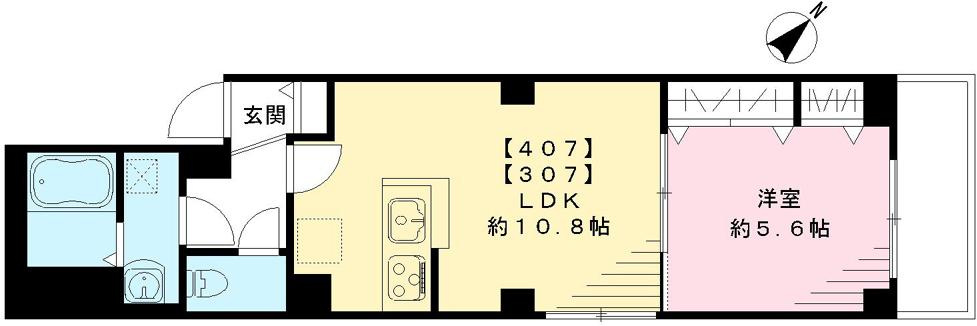 セントラルビューはなぶさの間取り