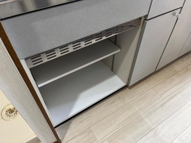 サンルームあじさいのキッチン|キッチン下収納