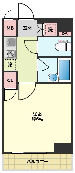 ルーブル中村橋弐番館の間取り