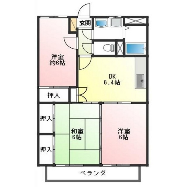 ア・ドリーム多田の間取り