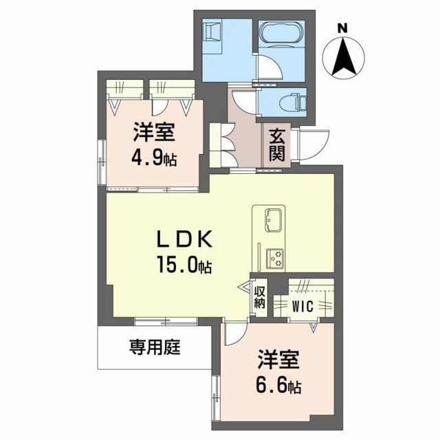 シャーメゾン月の社の間取り