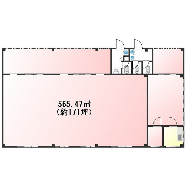 高富939番2店舗の間取り