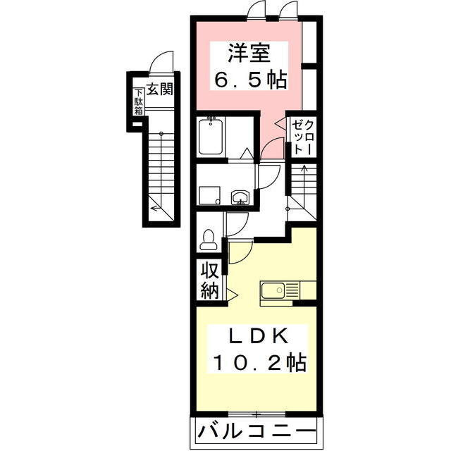 Ｃｏｓｍｏｓ長森の間取り