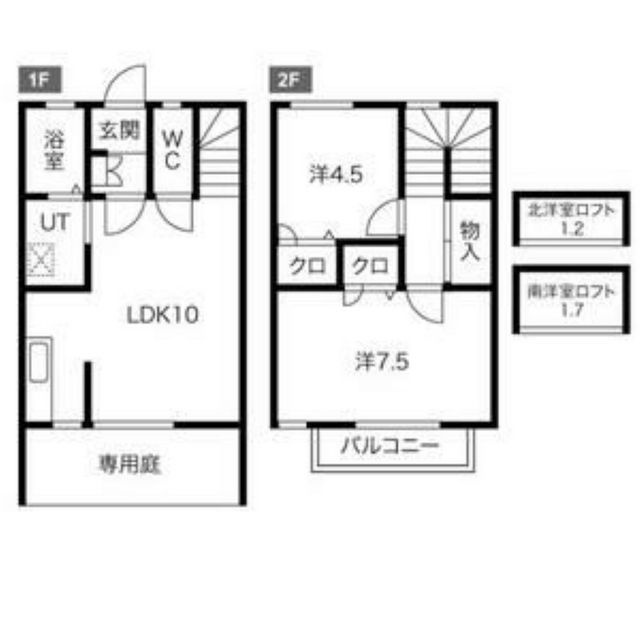 ドゥエル本石の間取り
