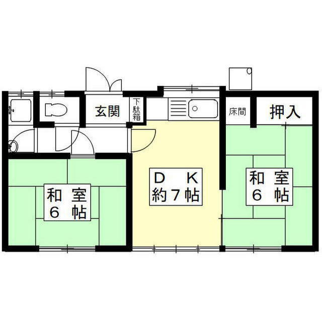 岐阜市市橋６丁目の一戸建ての間取り