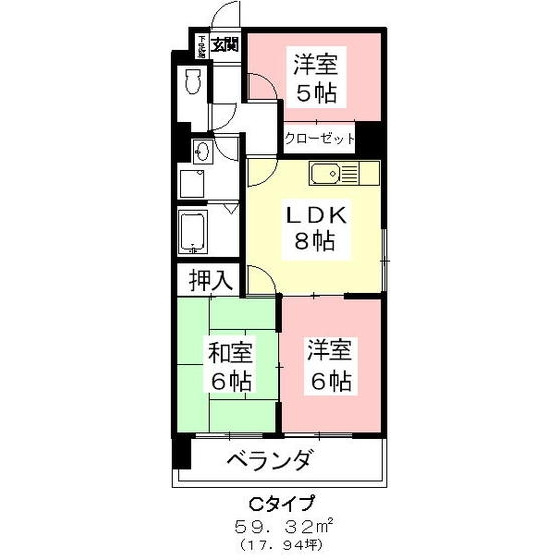 フルハウス２３５　の間取り