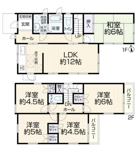 横浜市栄区元大橋１丁目の中古一戸建の間取り|ゆとりのある5LDKの中古戸建です！
お気軽にお問い合わせください。