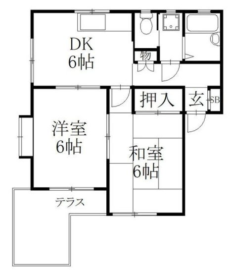 【間取り】 | メゾンドハイツＵＥＮＯ