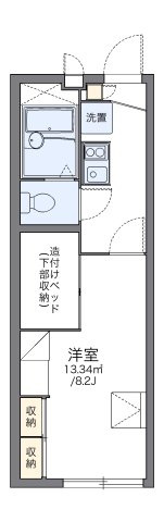 レオパレスＭＩＮＥⅡの間取り