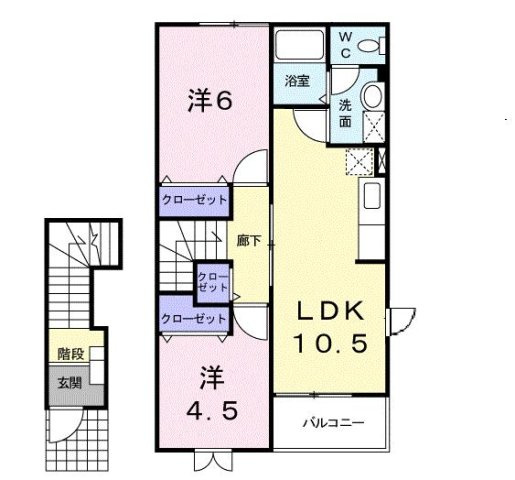 【間取り】 | エレガントリブⅢ