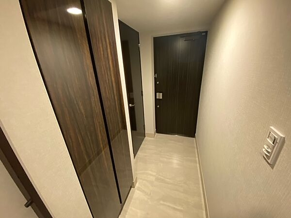 中央区新川２丁目の賃貸マンションの玄関
