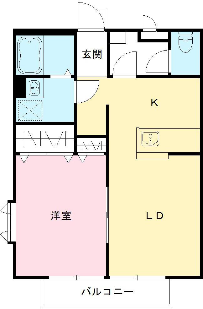 リリカ　２３の間取り