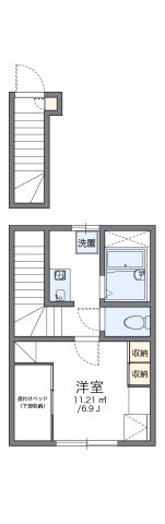 レオパレスサンロードの間取り