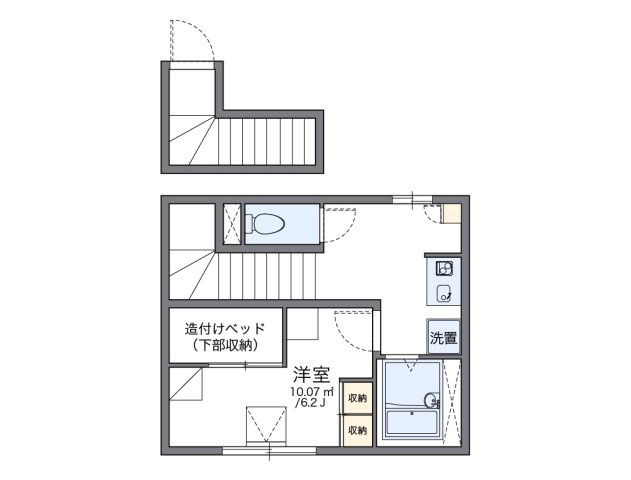 レオパレスいろはの間取り