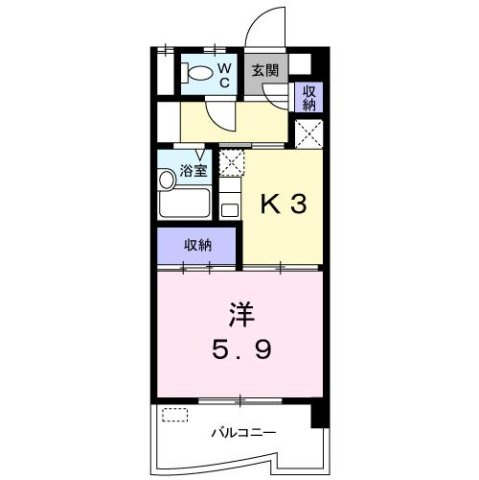 ドミール本城の間取り