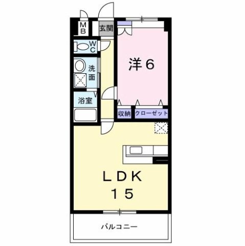 グランドールかさでらの間取り